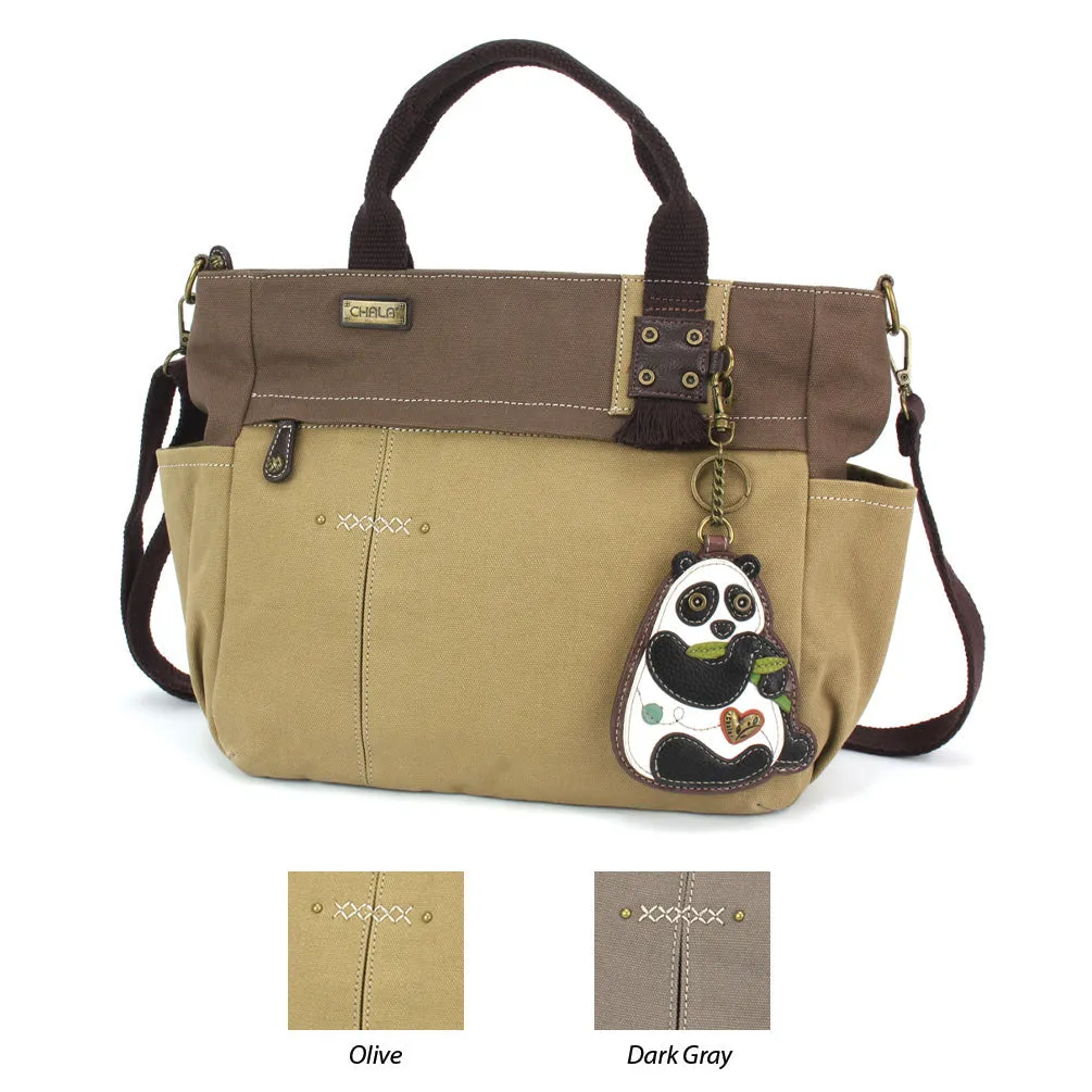 Multi Pocket Tote - New Panda