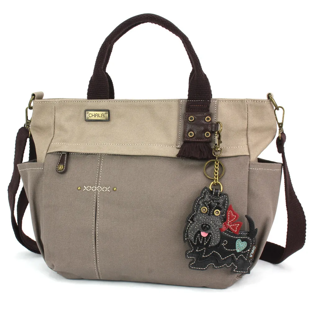 Multi Pocket Tote - Scottie