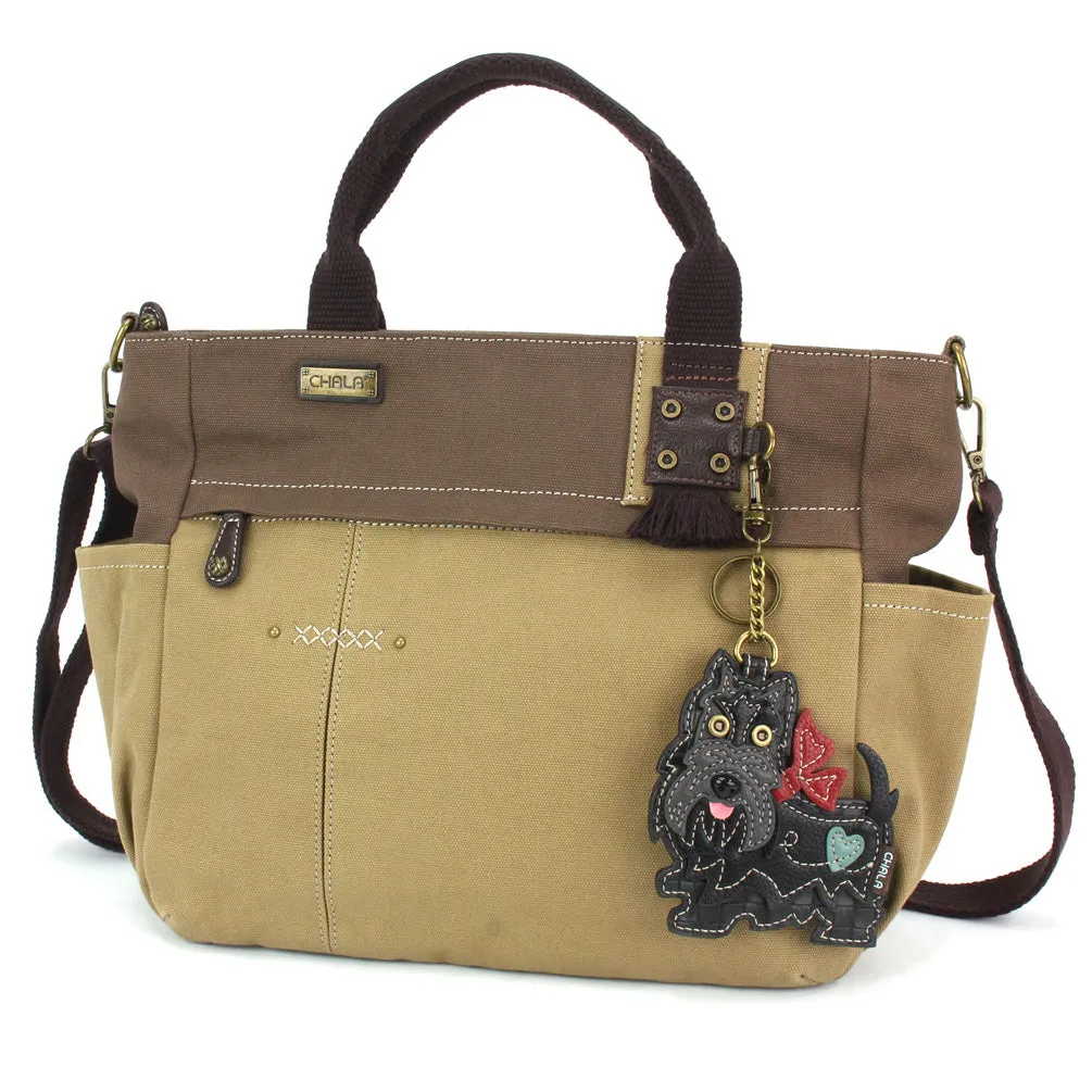 Multi Pocket Tote - Scottie
