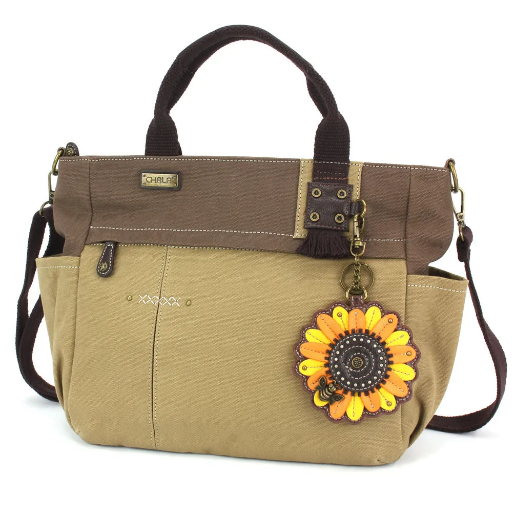 Multi Pocket Tote - Sunflower