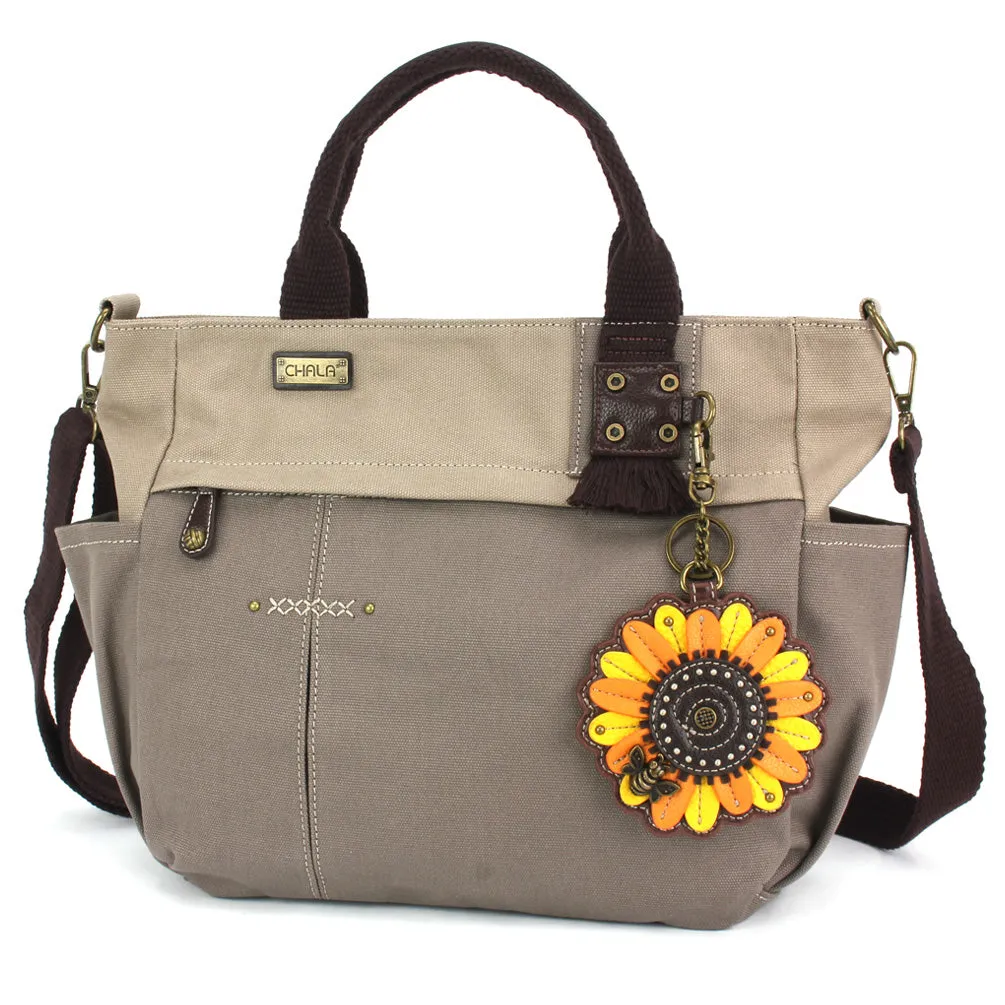 Multi Pocket Tote - Sunflower