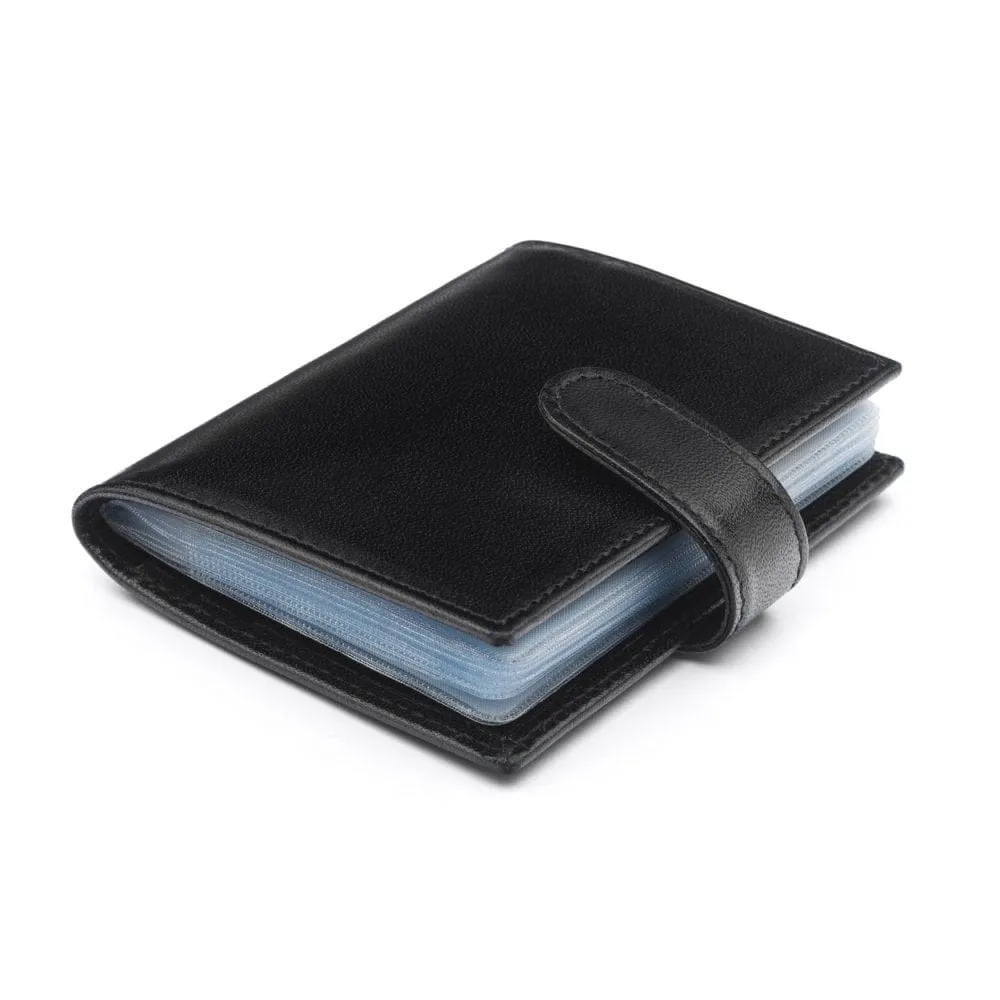 Multiple Leather Card Wallet - Black