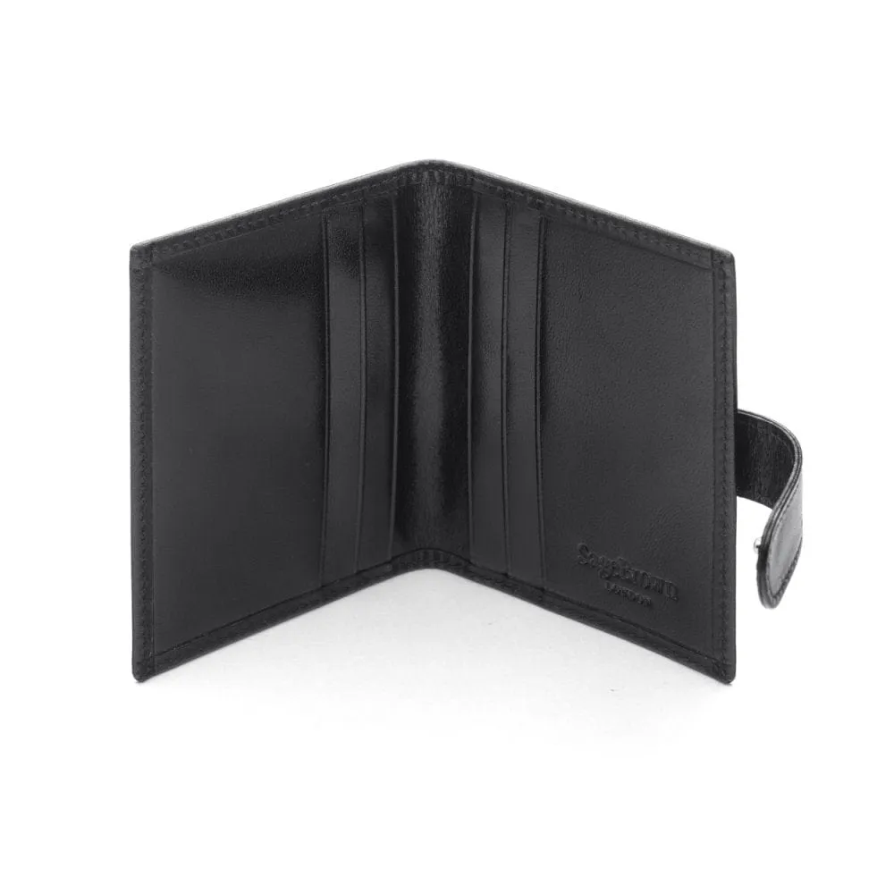 Multiple Leather Card Wallet - Black