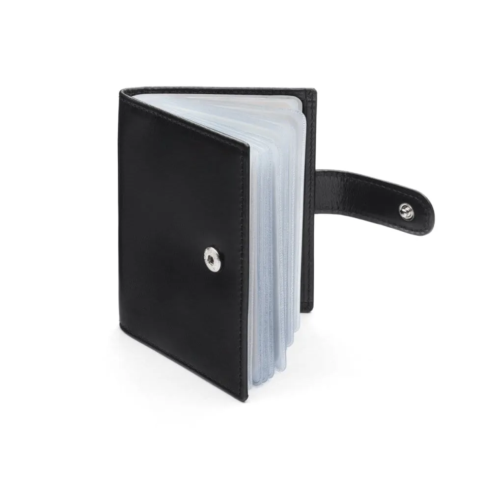 Multiple Leather Card Wallet - Black