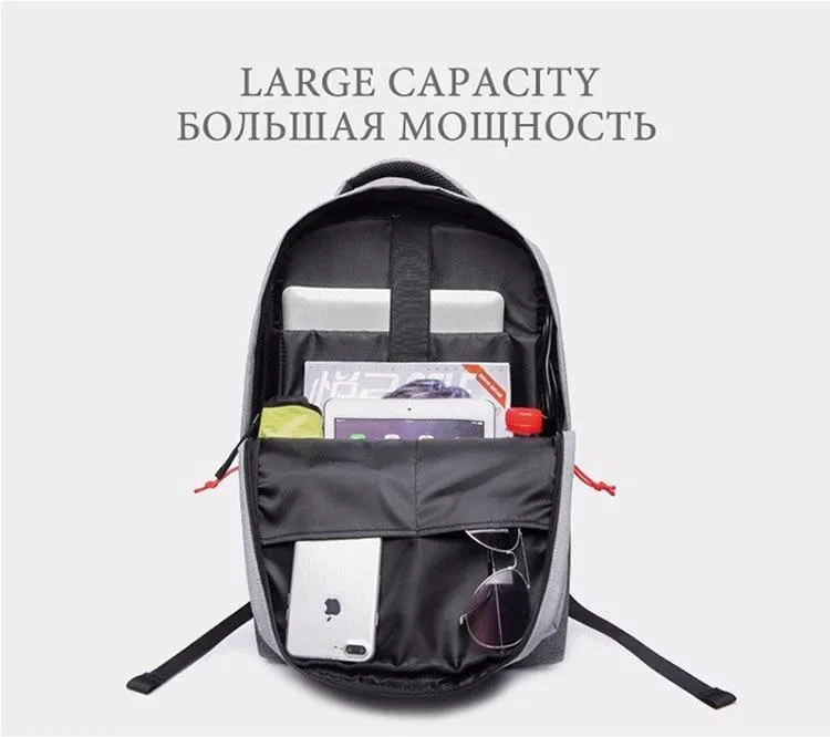 New Design Anti-theft External USB Charging Backpack