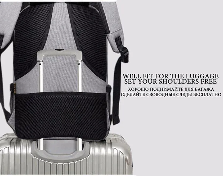 New Design Anti-theft External USB Charging Backpack
