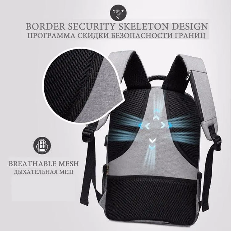 New Design Anti-theft External USB Charging Backpack