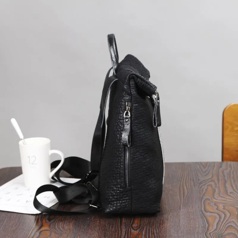 New Diamond Leather Women Anti Theft Backpack