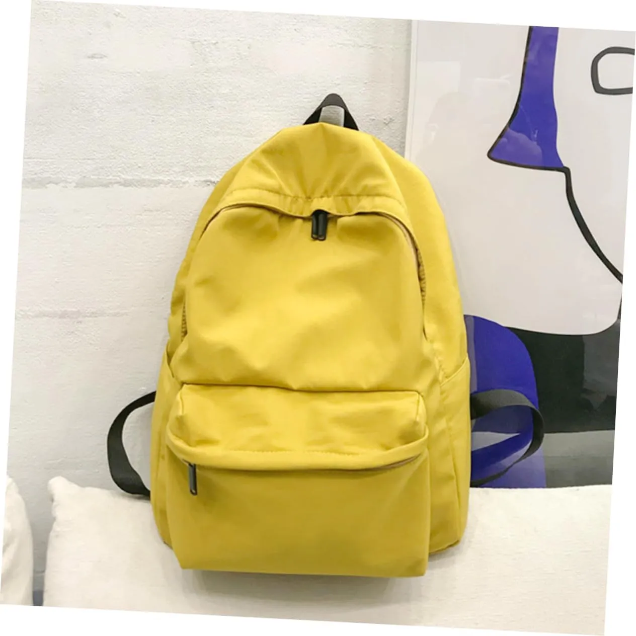 NOLITOY Lid Backpack Multifunctional Storage Fashion for Men Women Student Bag Shoulder Bag Anti-theft