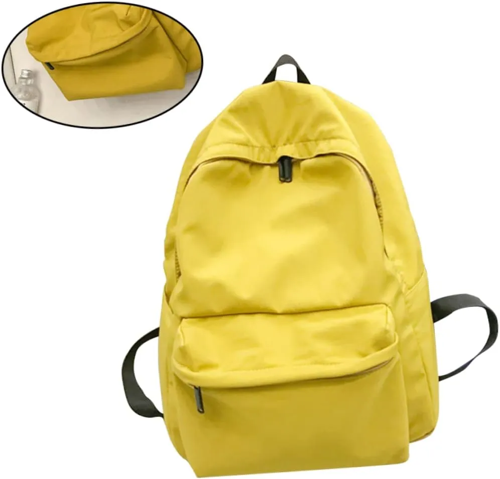 NOLITOY Lid Backpack Multifunctional Storage Fashion for Men Women Student Bag Shoulder Bag Anti-theft