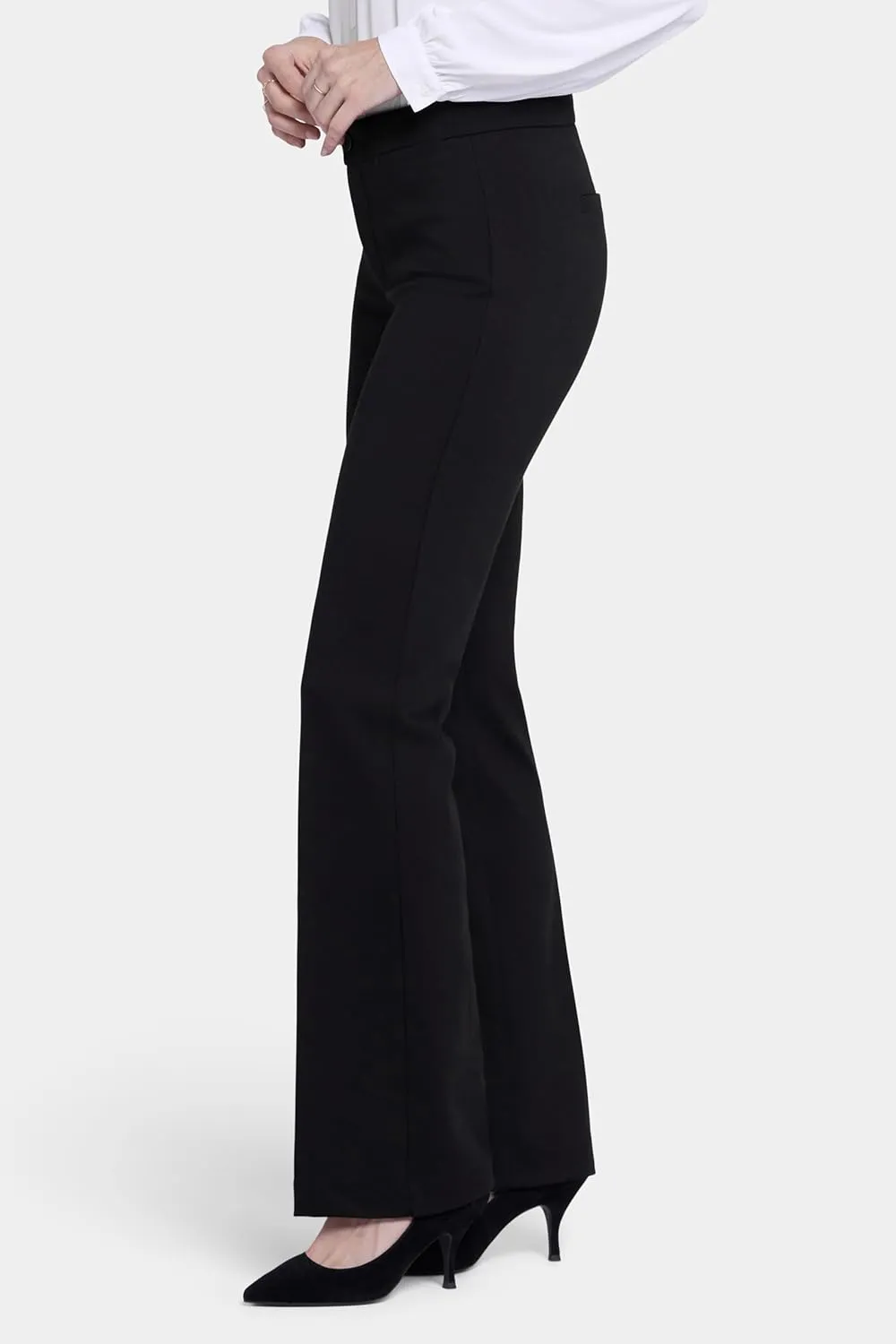 NYDJ Women's Slim Trouser Pants With Ponte Knit |Office Work Pants For Women