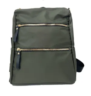 Nylon Gold Zipper Backpack