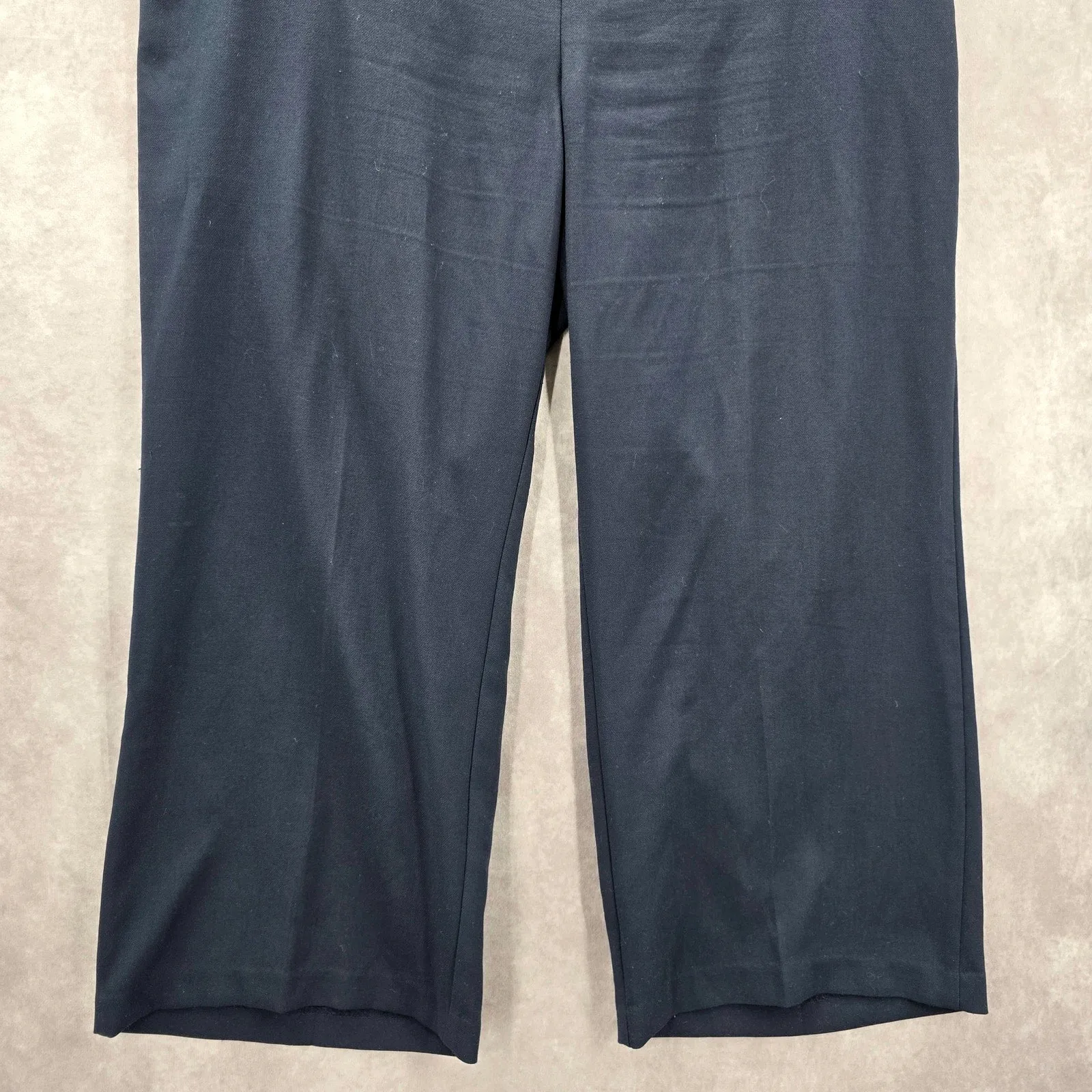 Old Navy Blue Wide Leg Bootcut Pants Bottoms Classic Executive Trousers Plus 20
