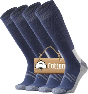 ONKE Knee High Socks Cushioned Moisture Wicking for Mens Over the Calf OTC Steel Toe Western Work Boot Thermal Hiking Hunting