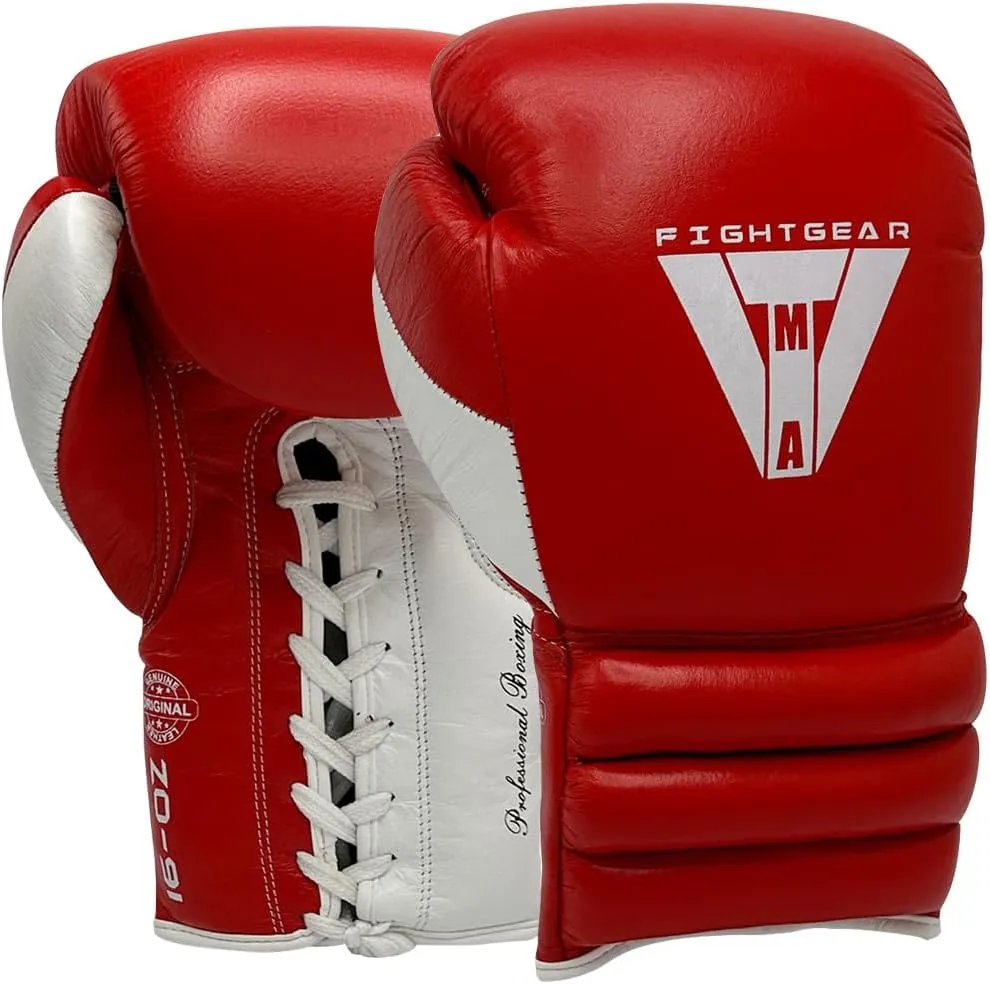 Original Cow Hide Leather Boxing Gloves Fight Punching Bag