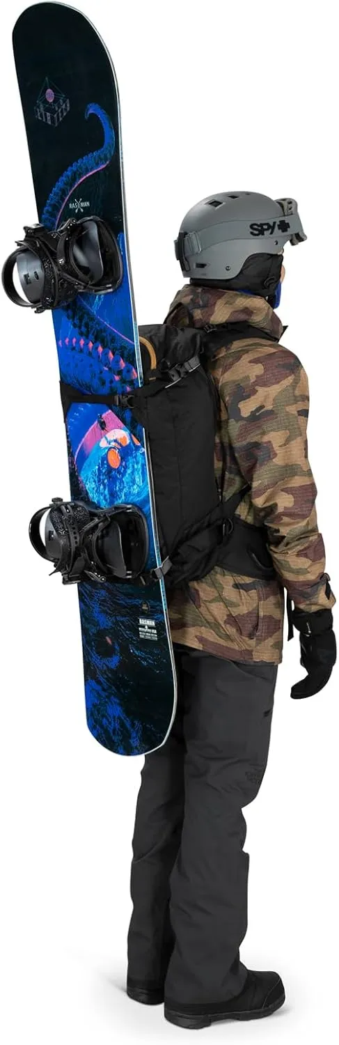 Osprey Soelden 32L Men's Ski and Snowboard Backpack, Black