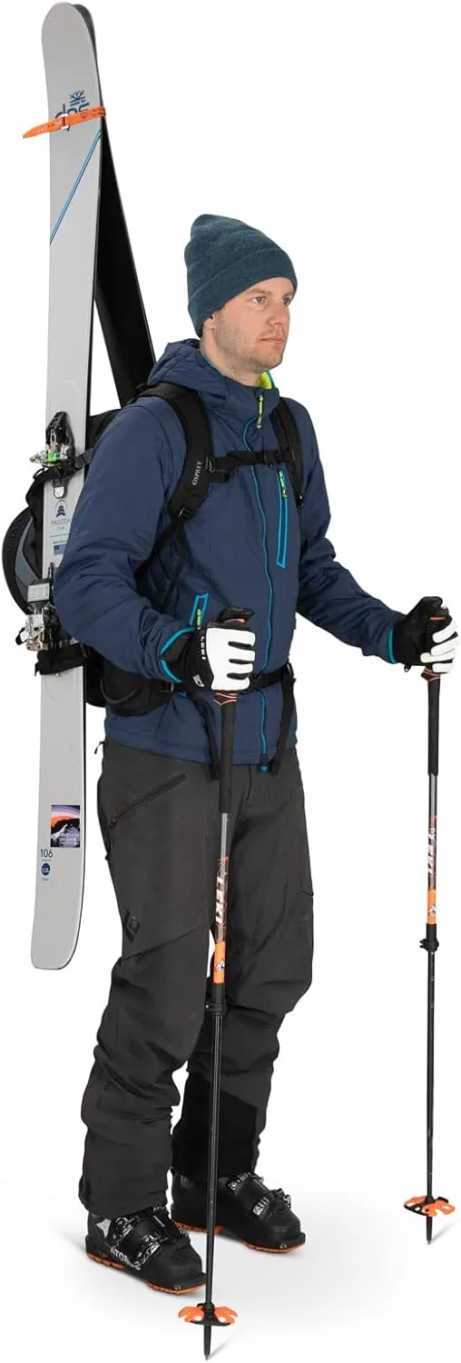 Osprey Soelden 32L Men's Ski and Snowboard Backpack, Black