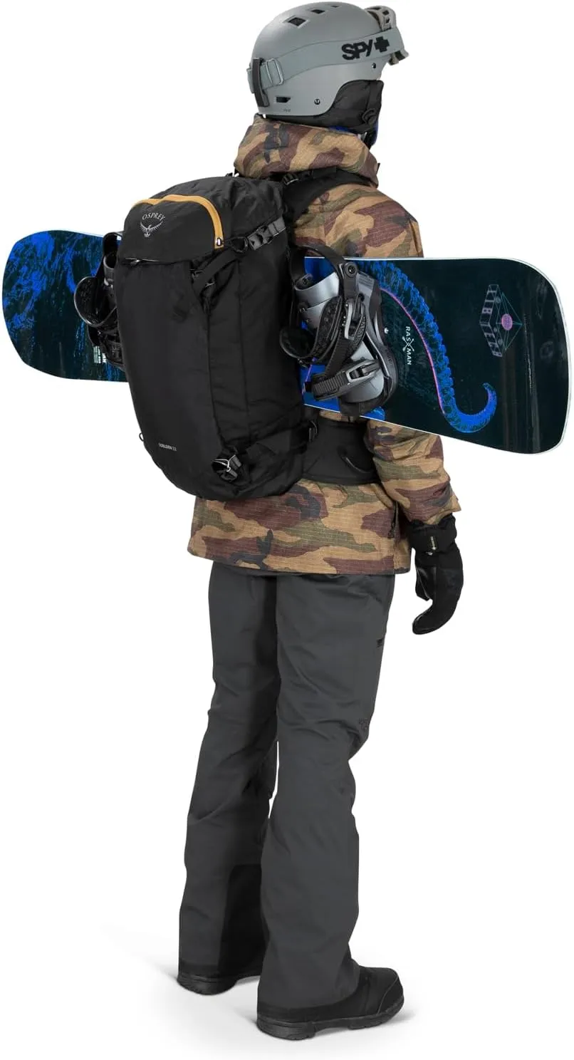 Osprey Soelden 32L Men's Ski and Snowboard Backpack, Black