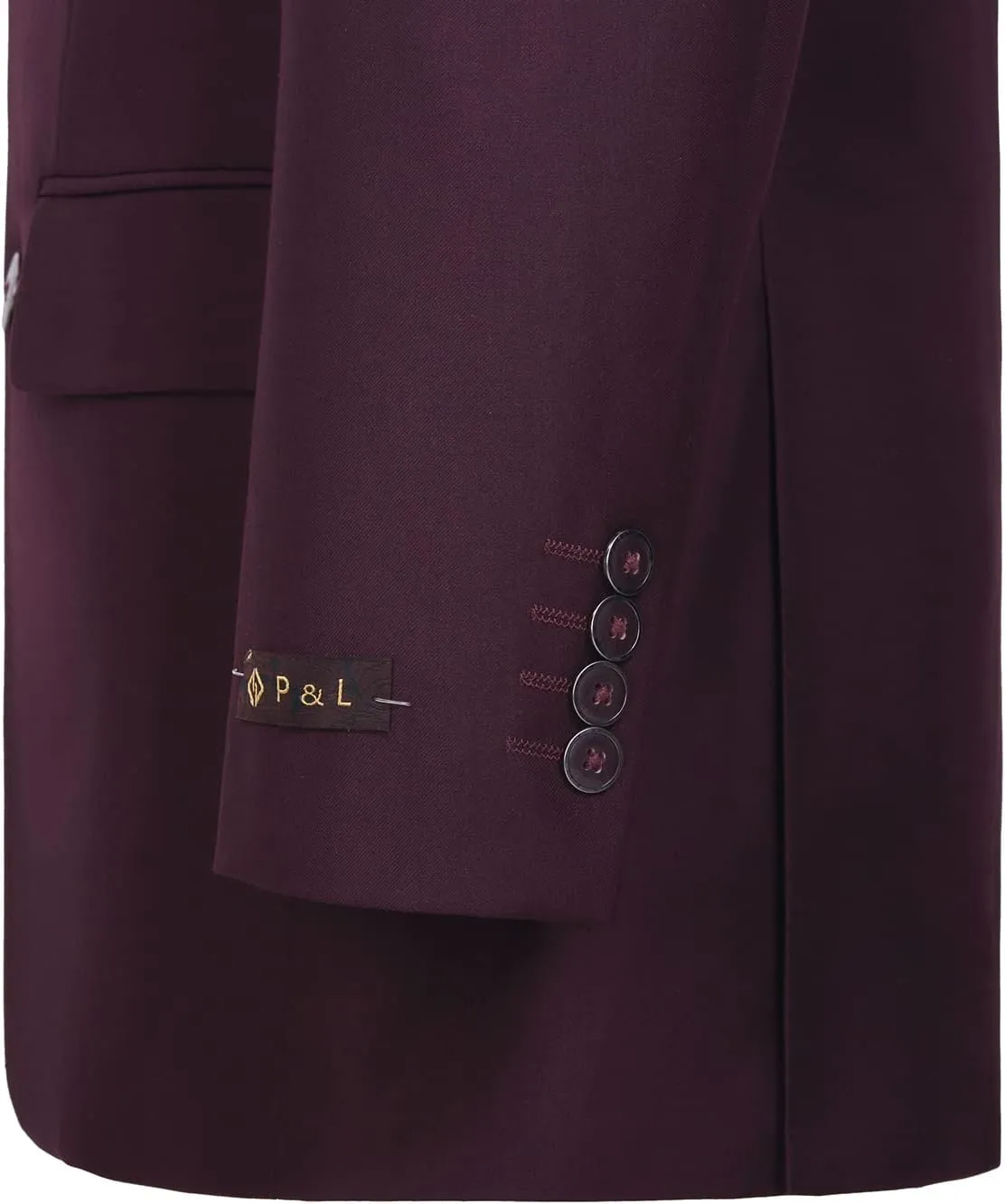 P&L Men's Suit 2 Piece Classic Fit Suits for Men Premium Business Suit Jacket & Pleated Pants Set for Wedding Prom