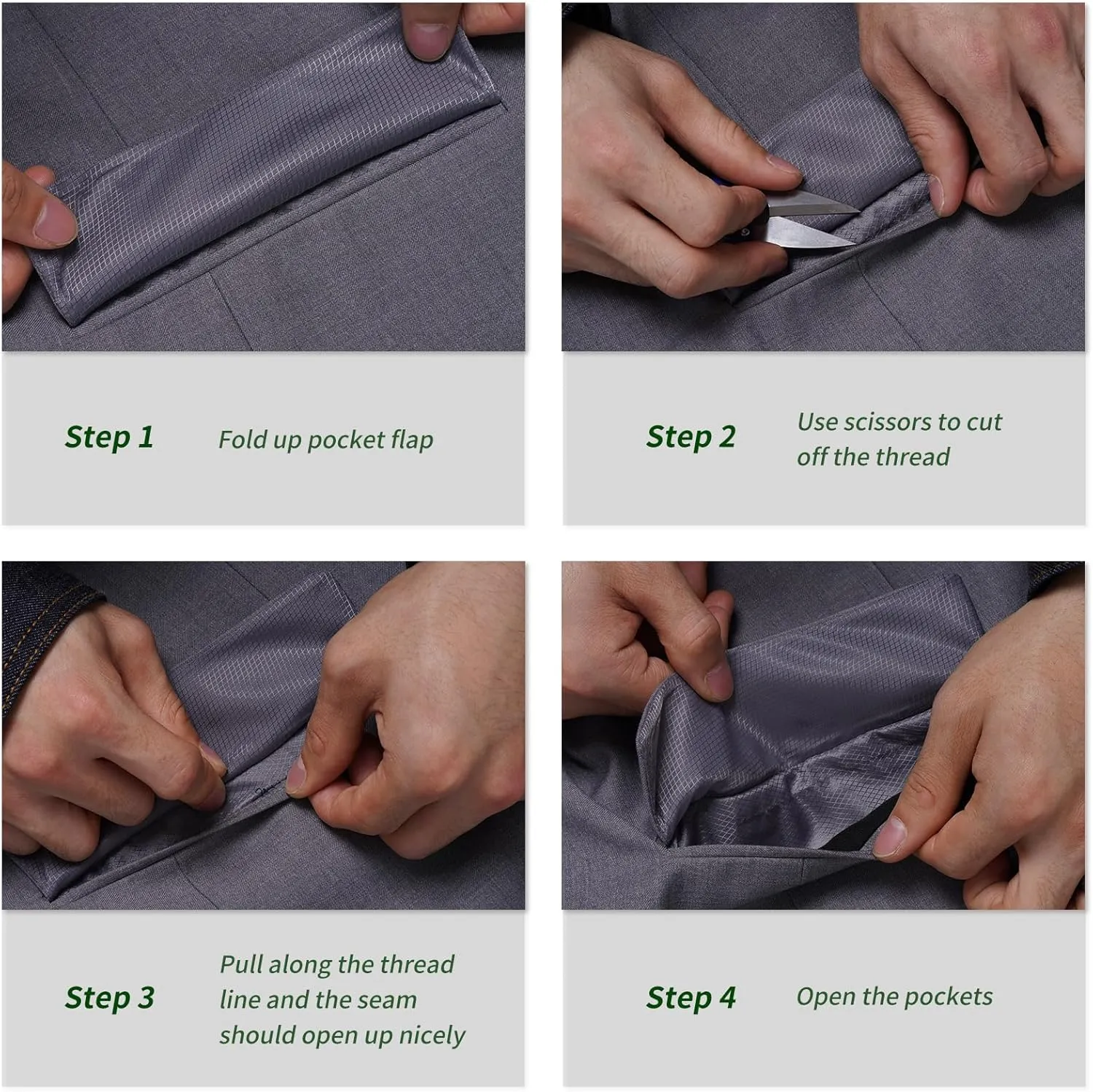 P&L Men's Suit 2 Piece Classic Fit Suits for Men Premium Business Suit Jacket & Pleated Pants Set for Wedding Prom