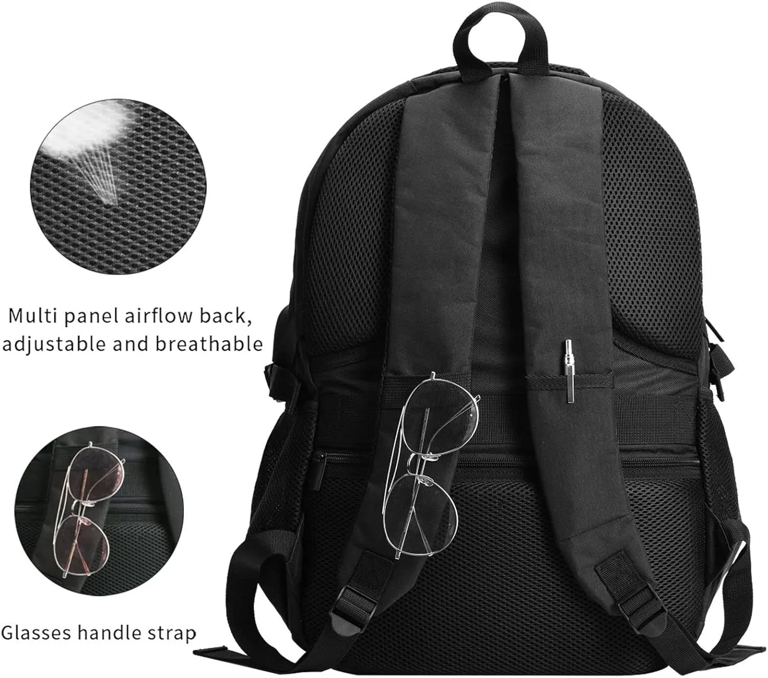 Panama Flag Casual Travel Backpacks Hiking Camping Backpack Large Outdoor Sport Daypack Laptop Rucksack Climbing Working Bags with USB Port