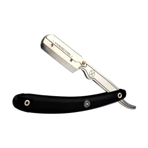 Parker SRB Straight Edge Disposable Blade Professional Barber Straight Edge Razor with Stainless Steel Blade Arm, 5 Parker Premium Professional Blades Included