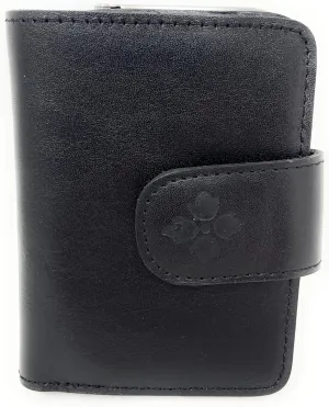 Patricia Nash Leather Iberia Bifold Wallet, Black