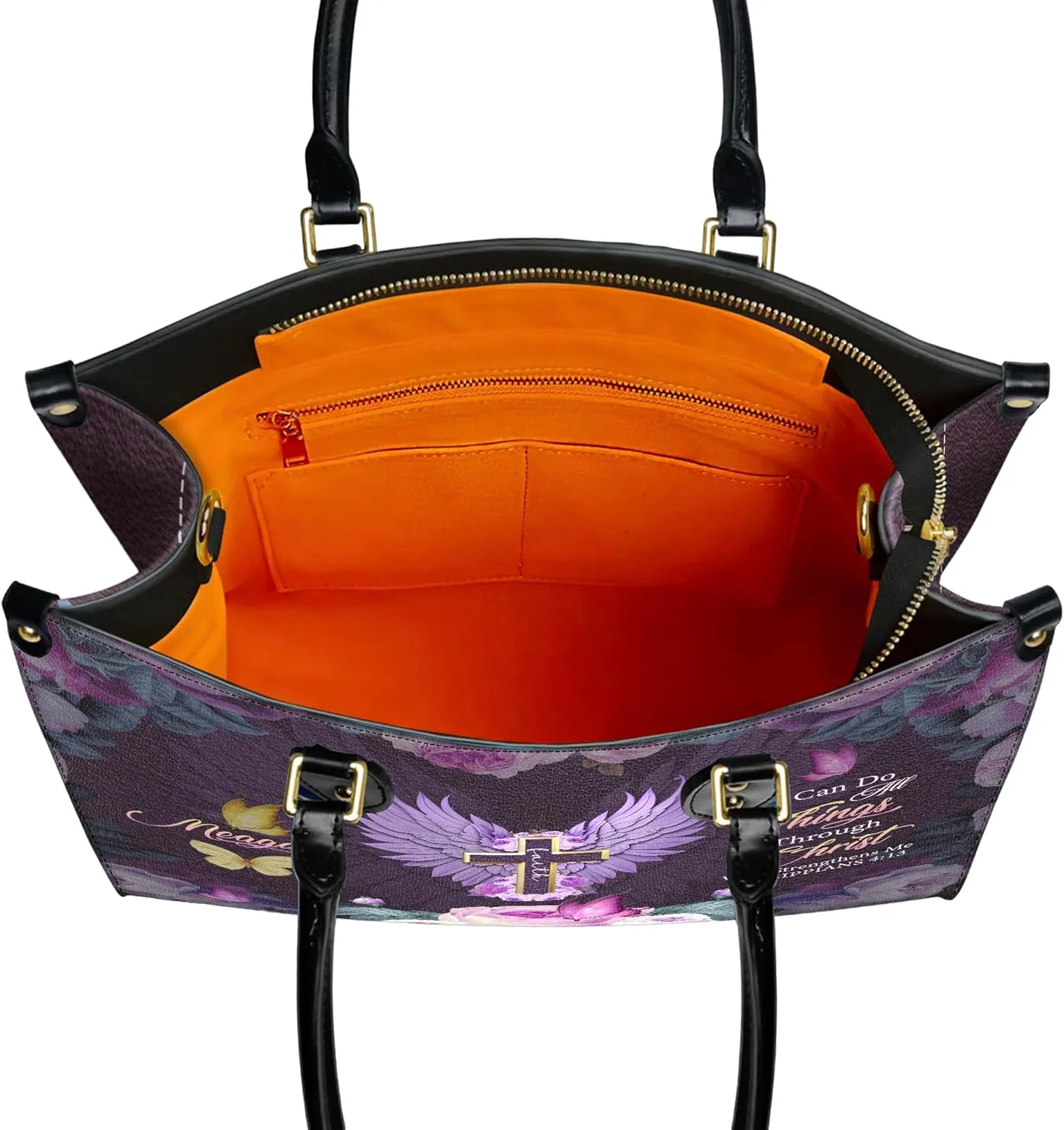Personalized Leather Handbag for Women, Custom Name Church Bags, Christian Gifts for God Lovers, Ideal for Mother’s Day Gifts