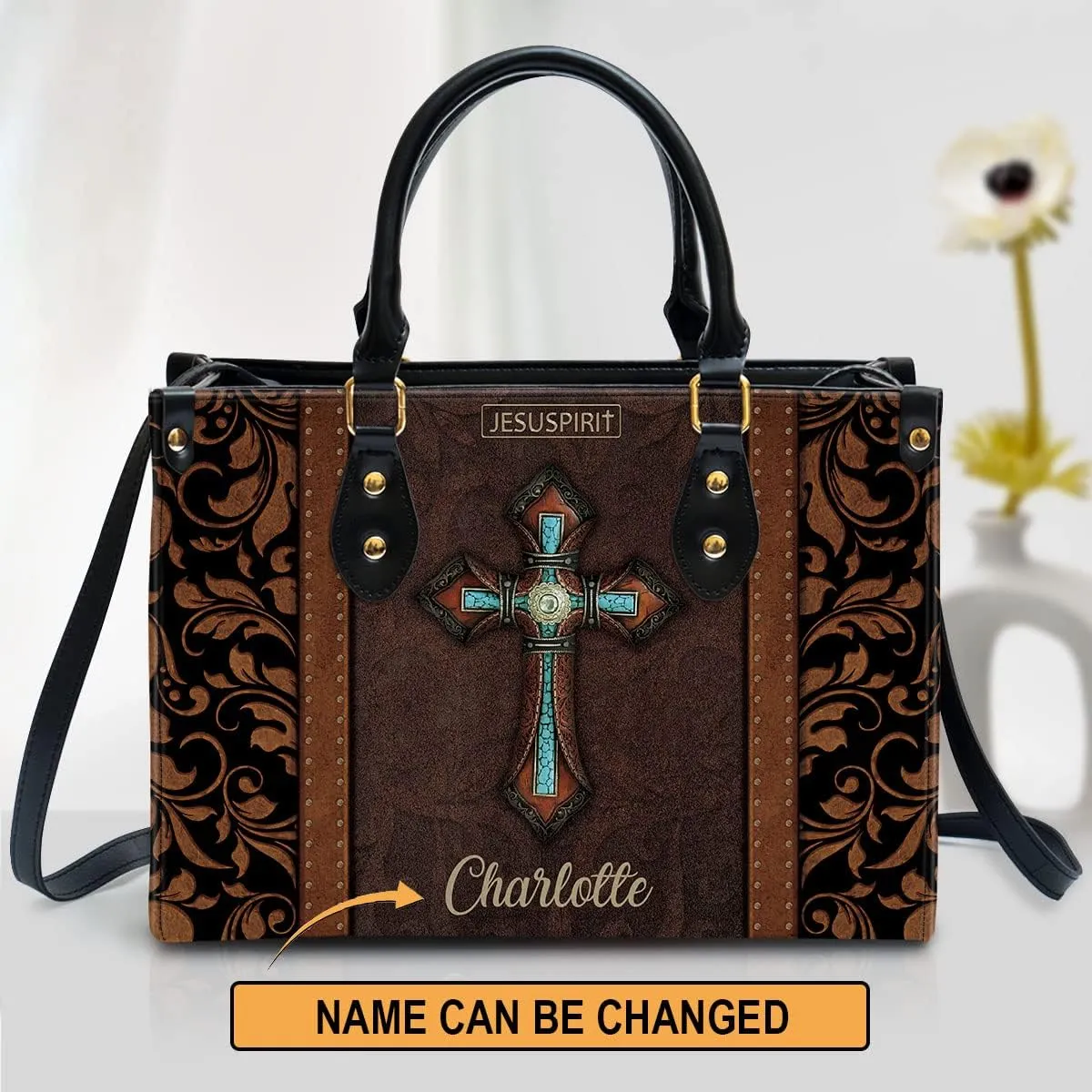 Personalized Leather Handbags For Women - Christmas Gifts For Women - Christian Gifts