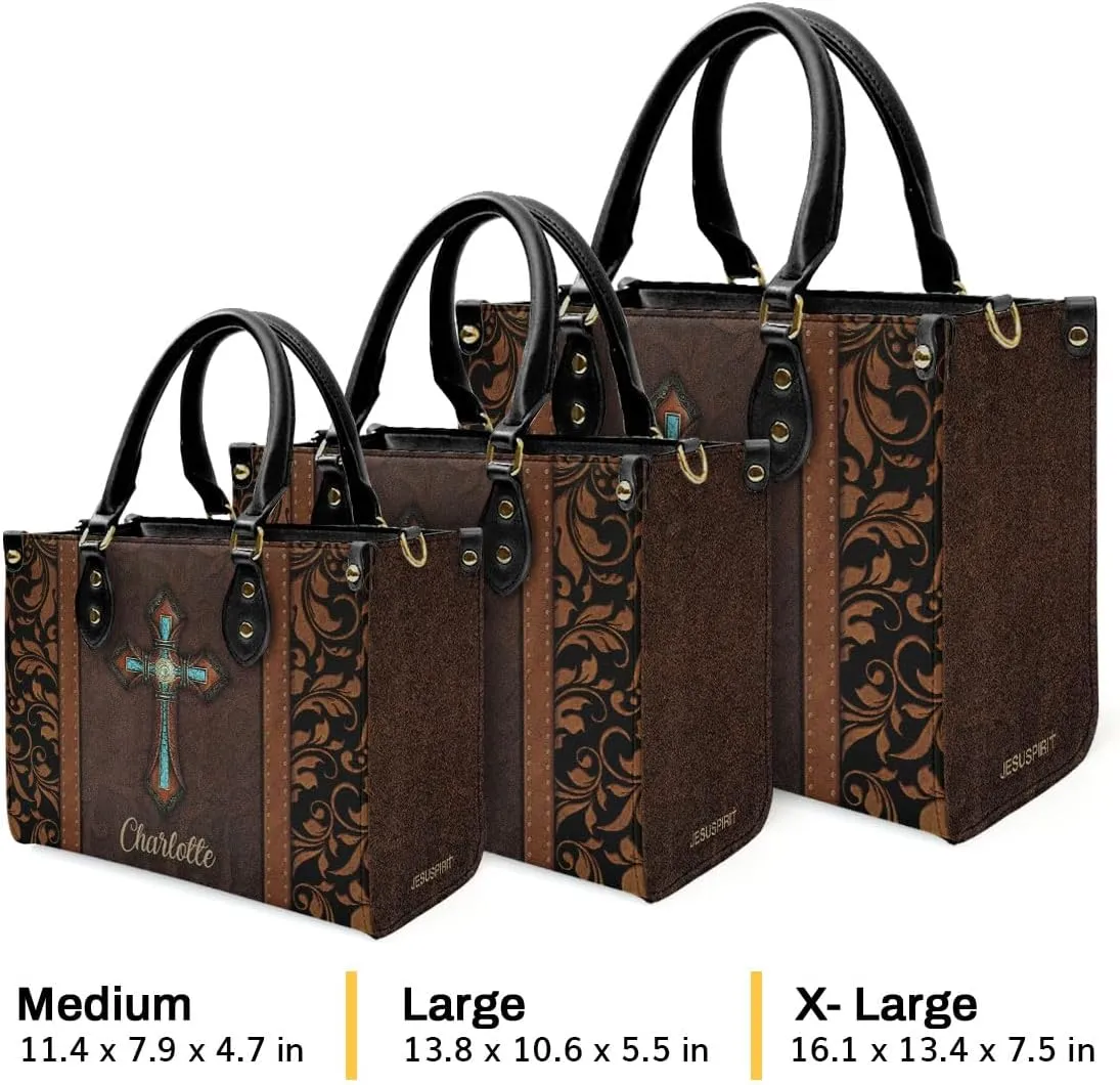 Personalized Leather Handbags For Women - Christmas Gifts For Women - Christian Gifts