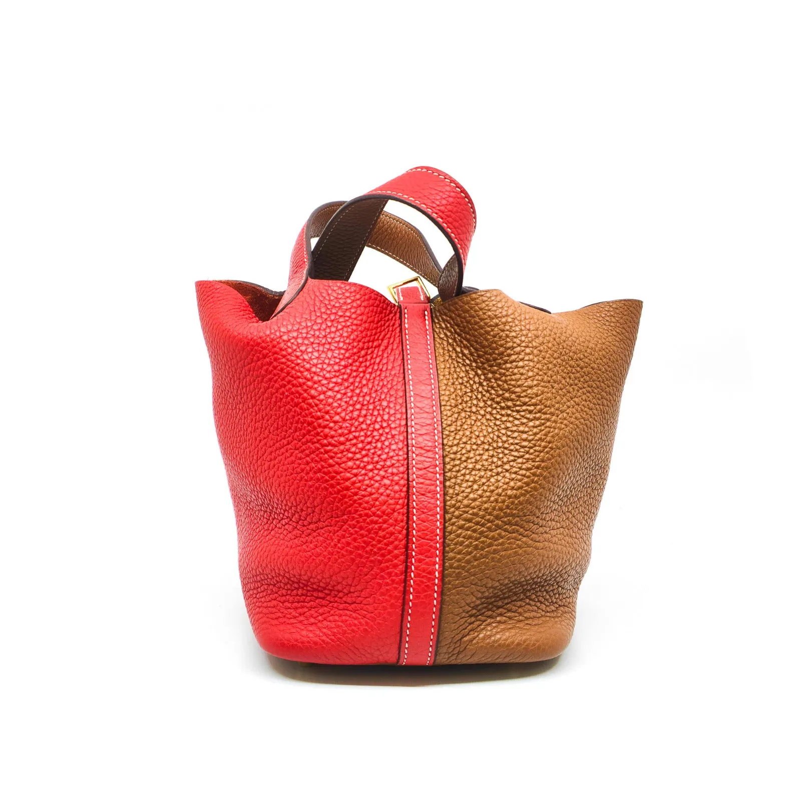 picotin 18 in tc gold/red phw D stamp