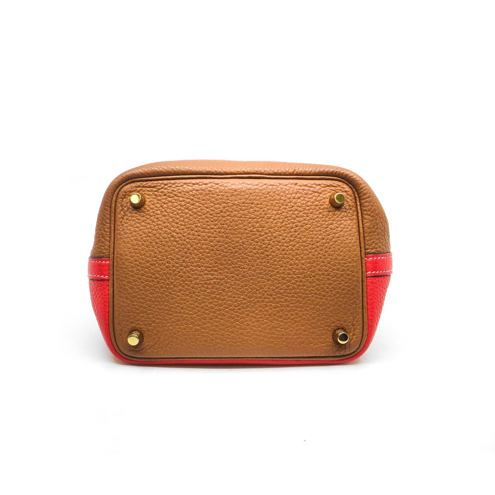 picotin 18 in tc gold/red phw D stamp