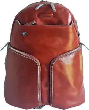 PIQUADRO CA3066B2/CU4 Leather Business Style Backpack - Brown One Size, Leather, Taglia unica
