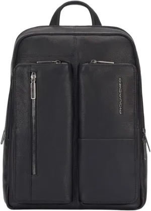 PIQUADRO Men's Business, Black, S