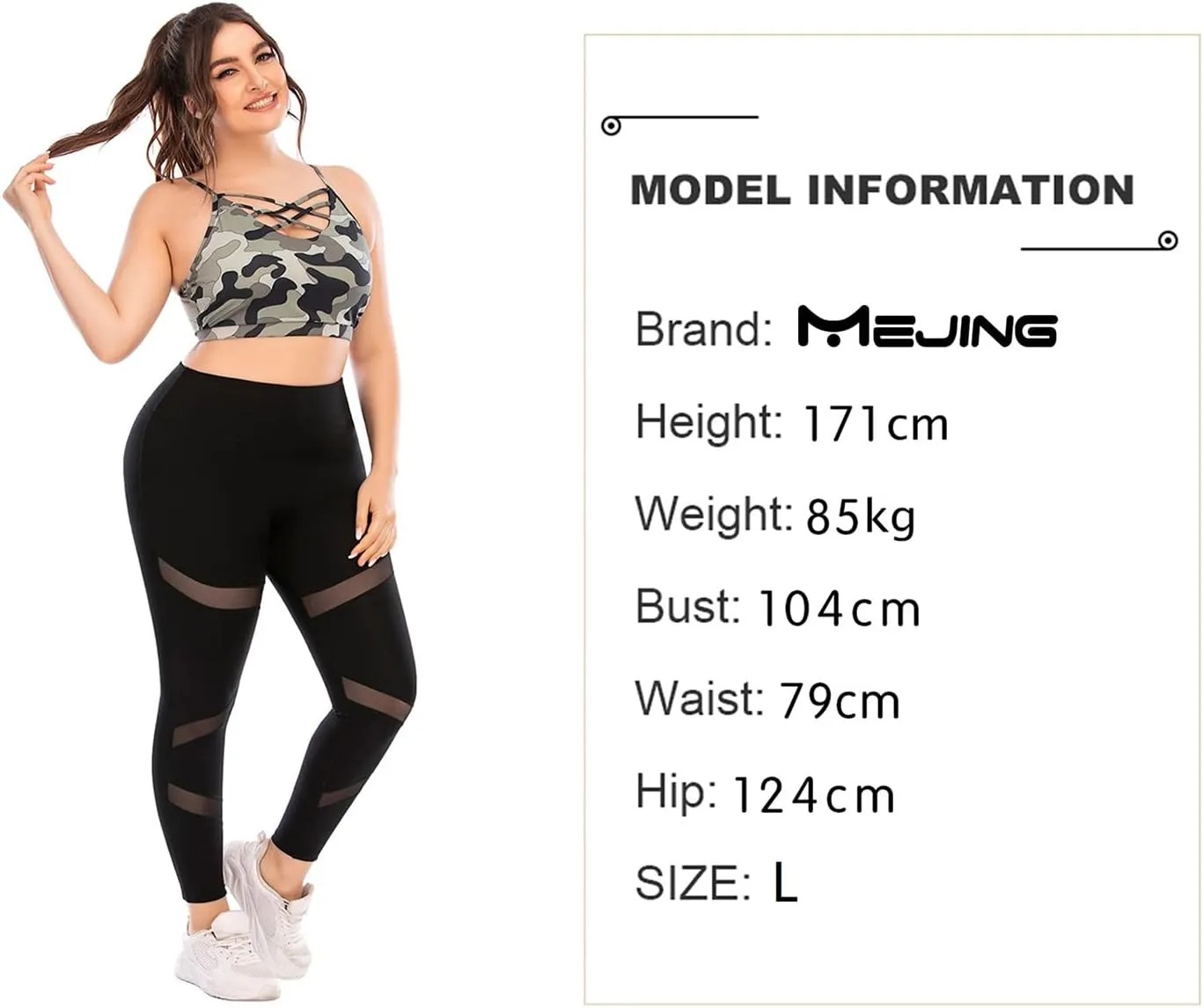 Plus Size Capri Leggings for Women with Pockets, Butt Lifting Yoga Pants Tummy Control, L-5XL Workout Leggings