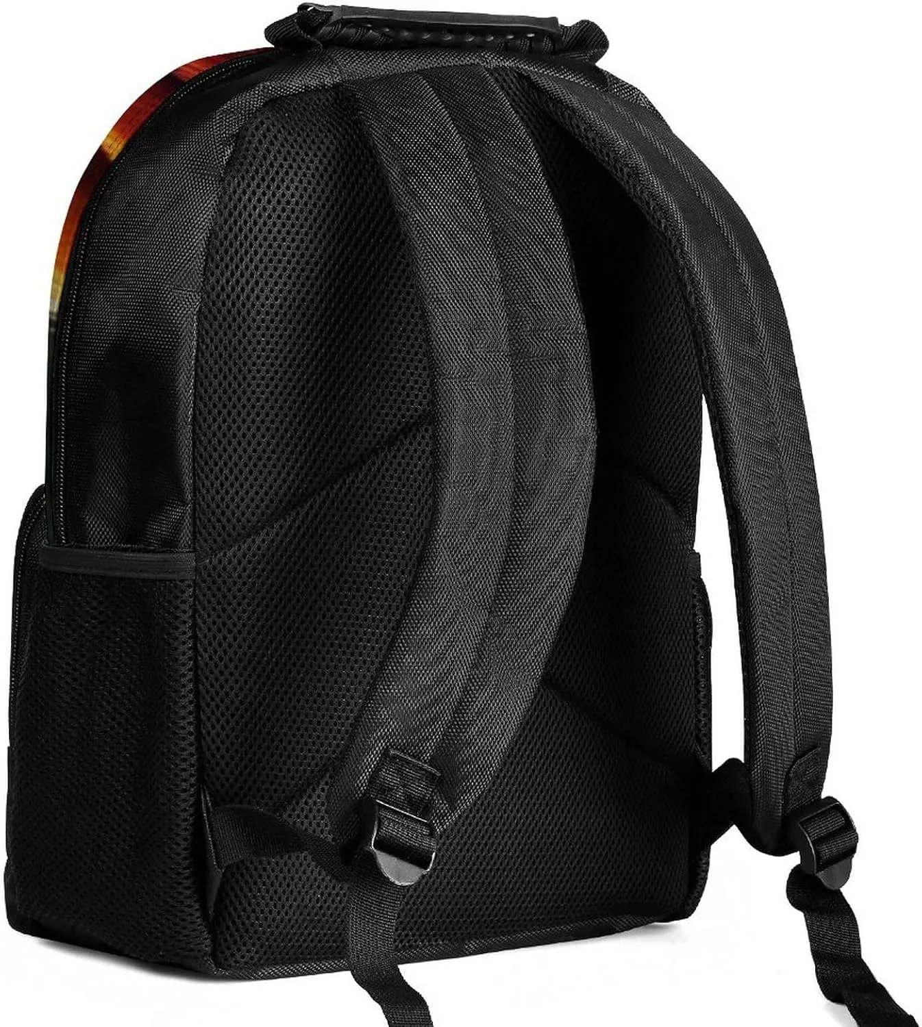 Polyester Daypack Bookbag for Gym Business Bicycle - Large Capacity Multipurpose Anti-Theft Carry On Bag, Wolf Glare Art Travel Hiking Daypack