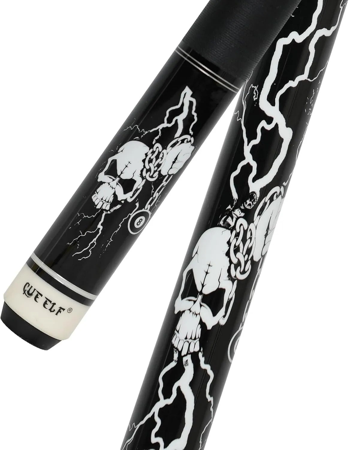 Pool Cue Stick Skull Professional Pool Stick Low Deflection Shaft 13mm Black Tip Hardwood Canadian Maple Billiard Cue