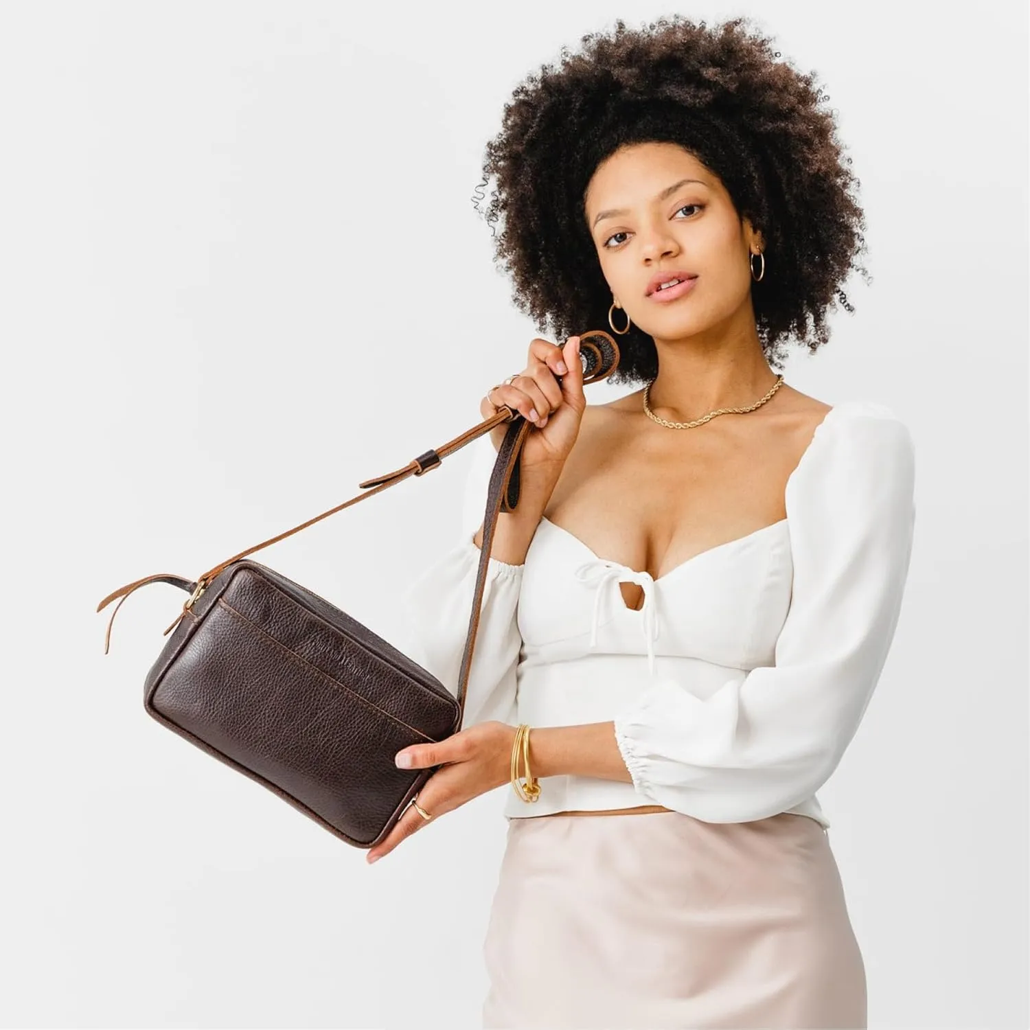 Portland Leather Goods Large Camera Bag Purse for Women – Handmade from the Finest Full-Grain Hides