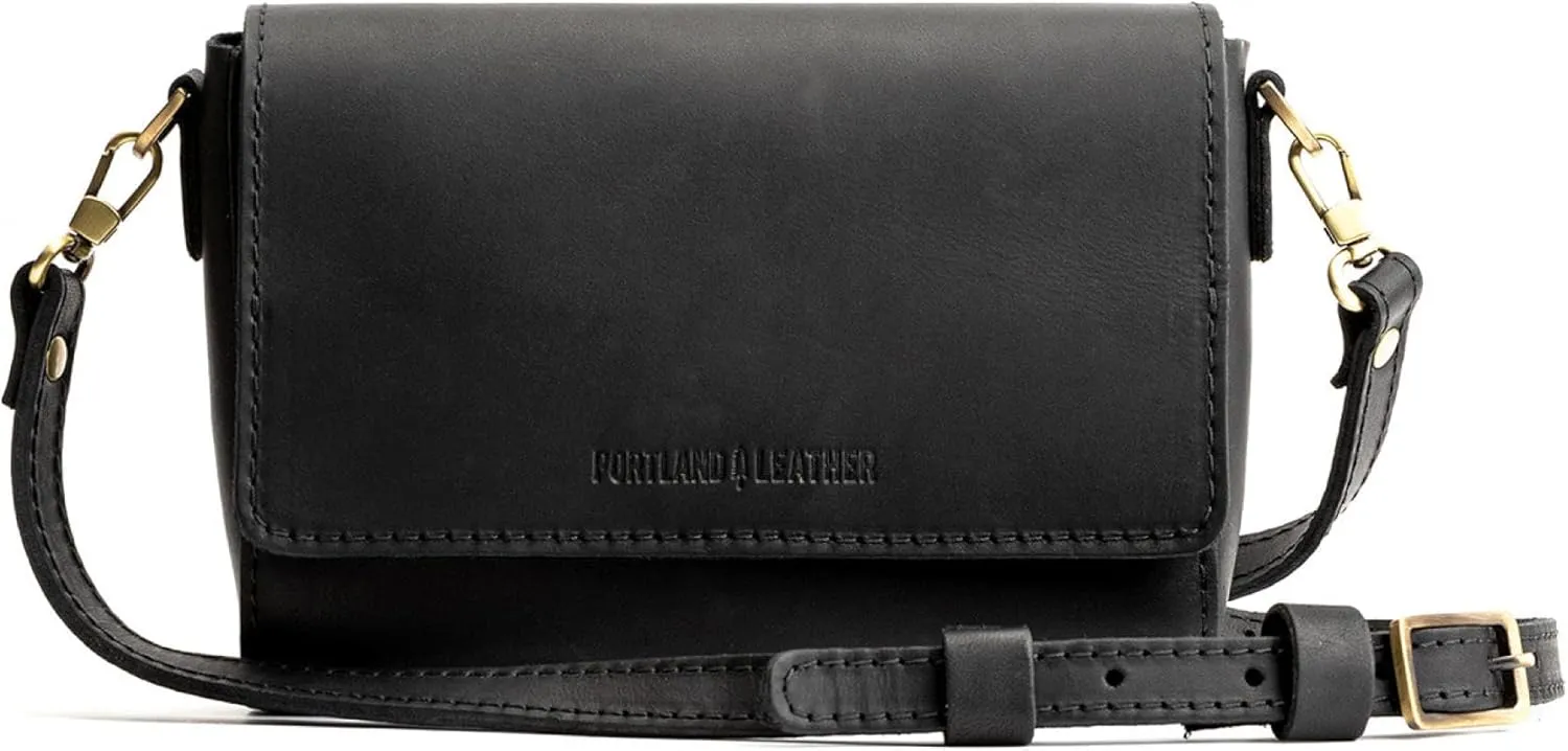 Portland Leather Goods Metro Crossbody Bag for Women – Handmade from the Finest Full-Grain Hides