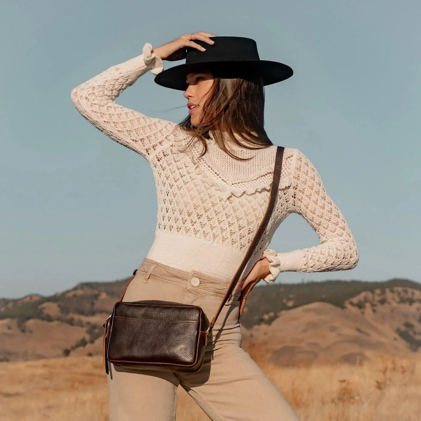 Portland Leather Goods Small Camera Bag Purse for Women – Handmade from the Finest Full-Grain Hides