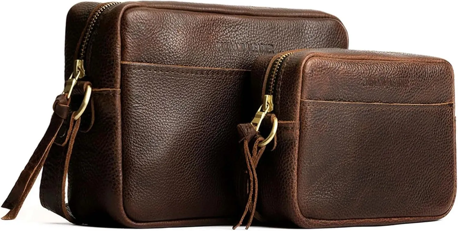 Portland Leather Goods Small Camera Bag Purse for Women – Handmade from the Finest Full-Grain Hides