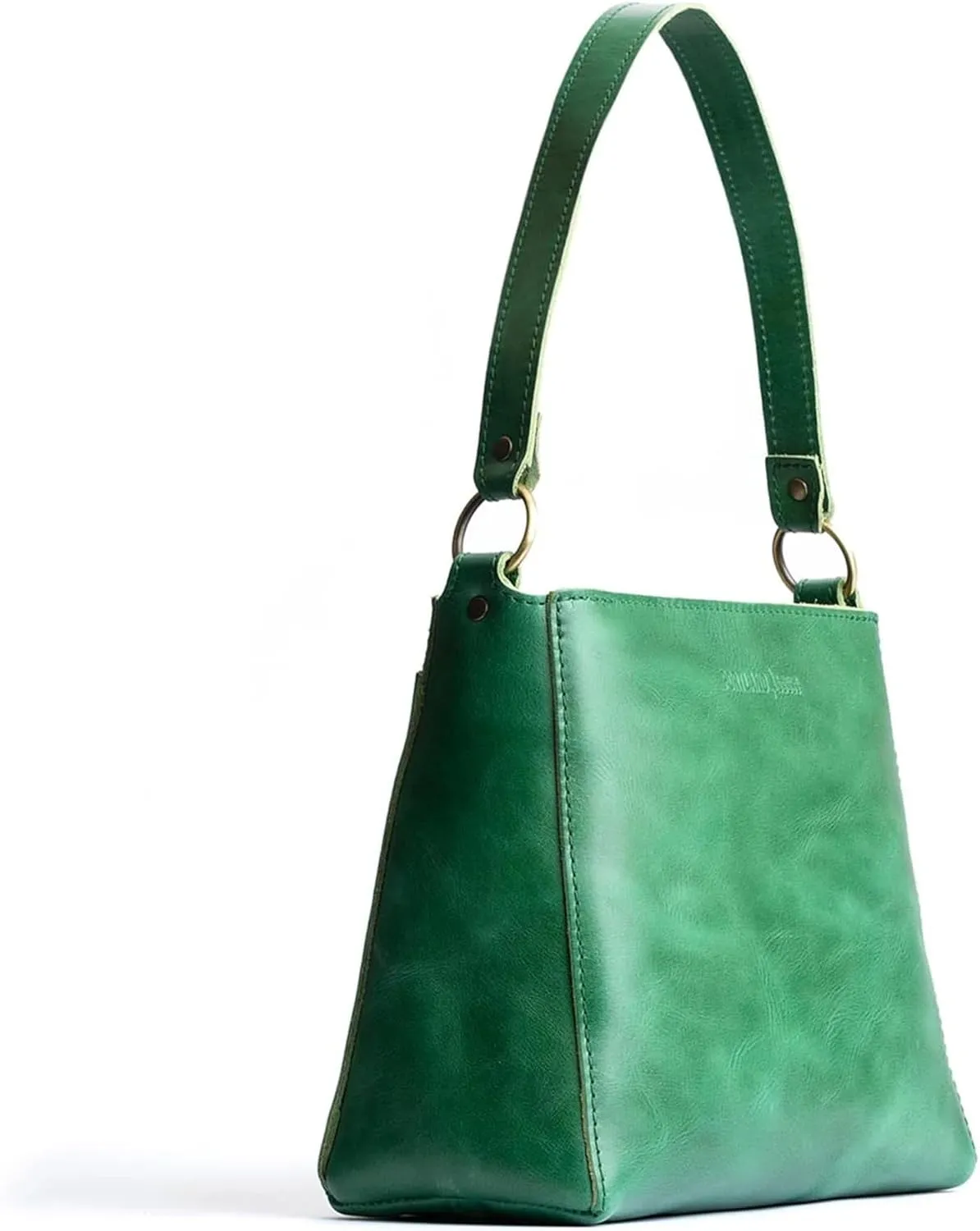 Portland Leather Goods Triangle Shoulder Bag for Women – Handmade from the Finest Full-Grain Hides