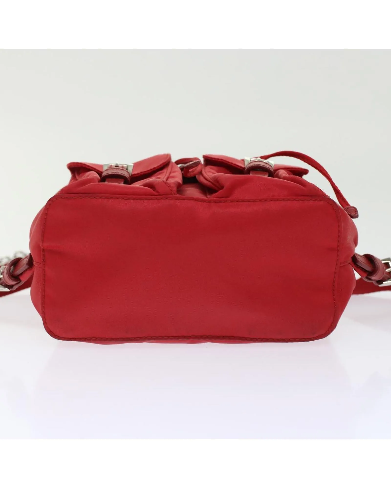 Prada Mini Backpack Red Nylon