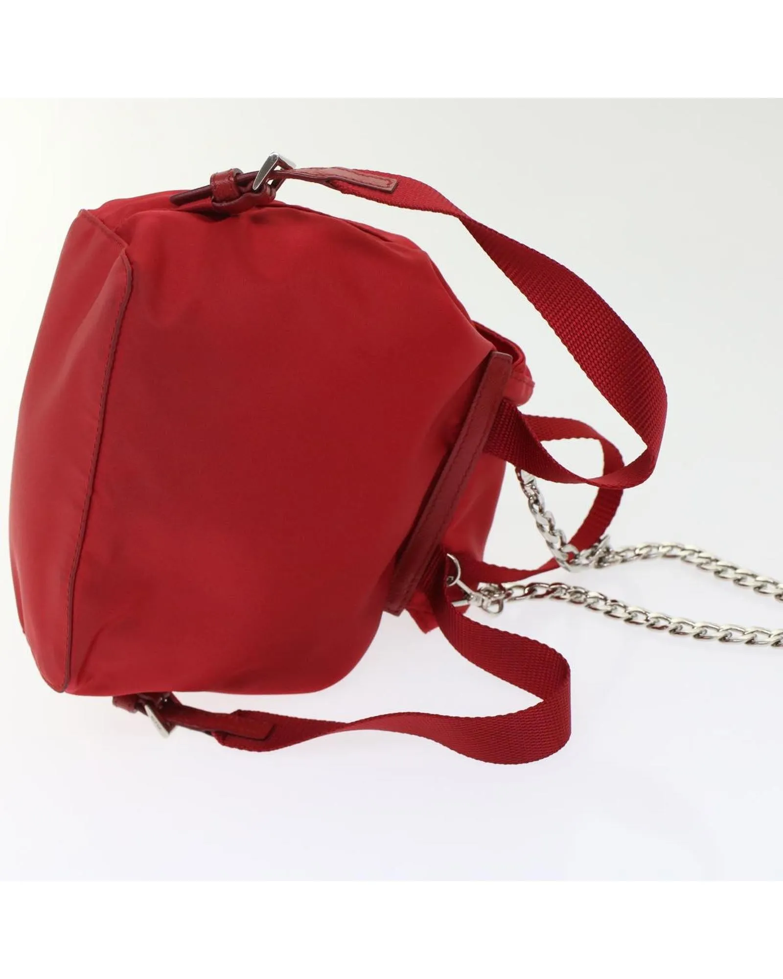 Prada Mini Backpack Red Nylon