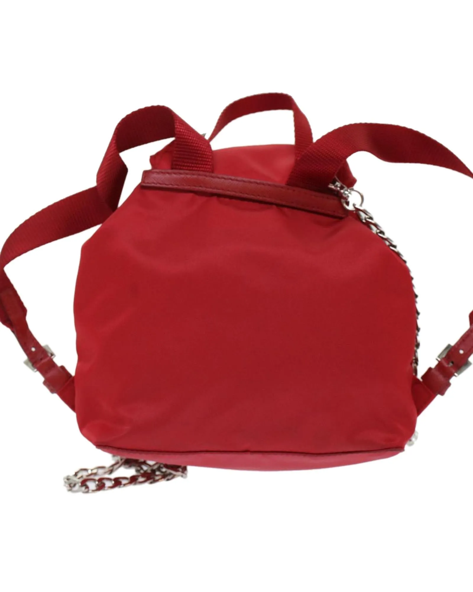 Prada Mini Backpack Red Nylon