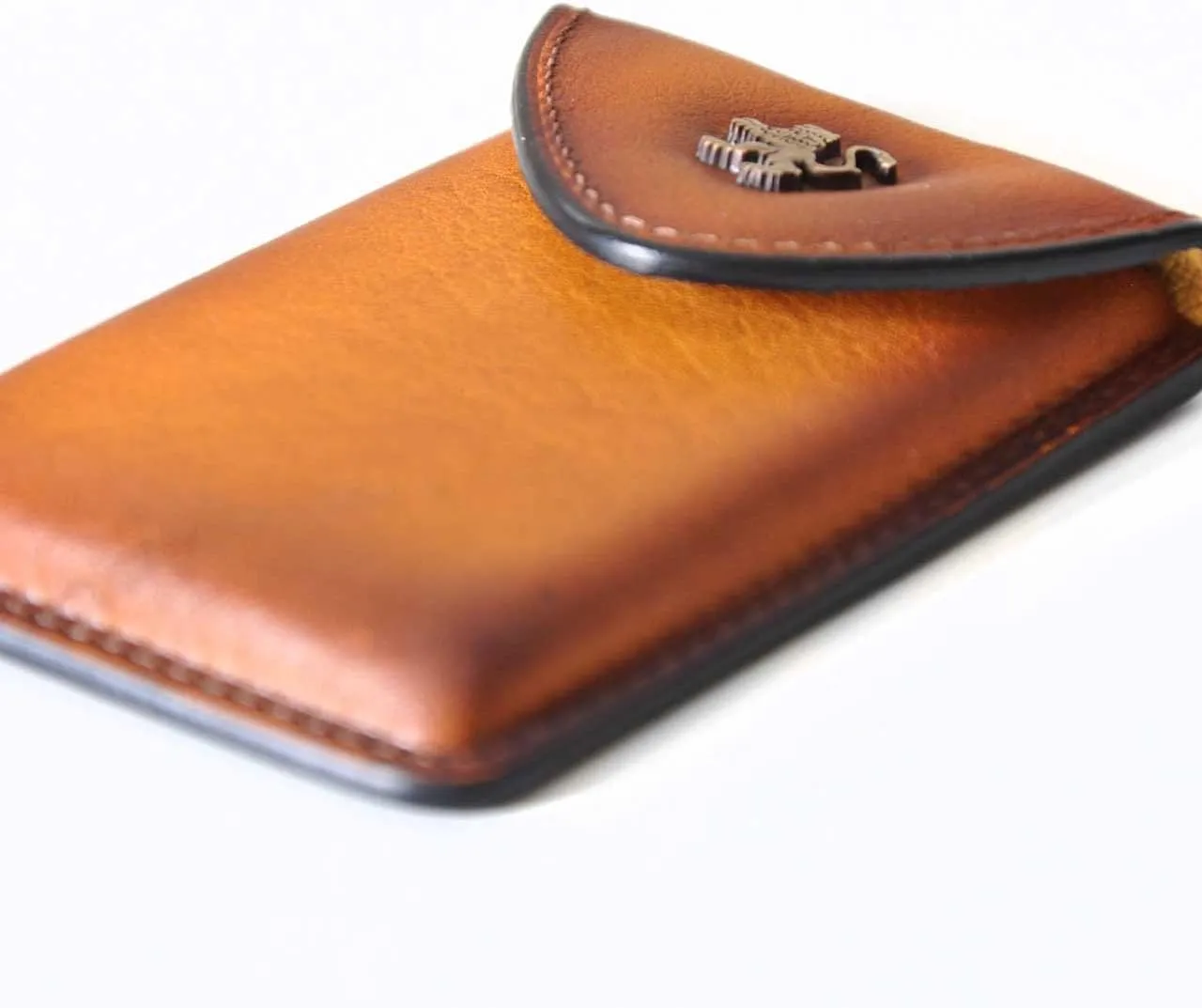 Pratesi Leather Wallet for Men Cardholder B061 in cow leather Made in Italy