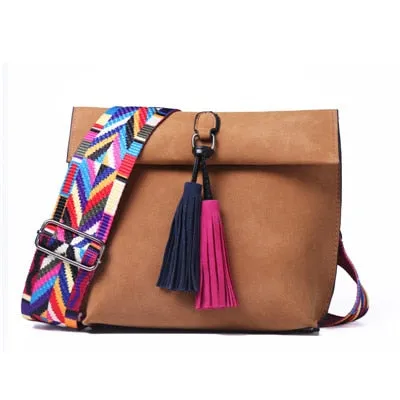 Premium customer care Women Messenger with Female Exclusive Bag Handbags Brand Bags colorful Crossbody tassel bags Bag DAUNAVIA Designer Shoulder Women strap
