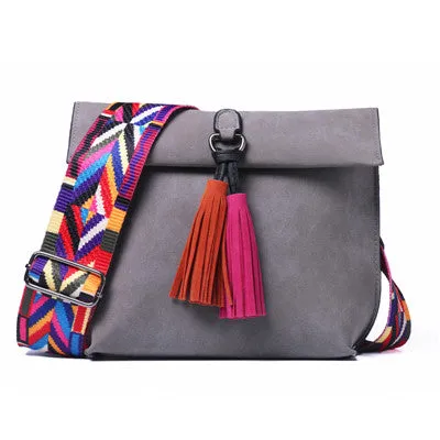 Premium customer care Women Messenger with Female Exclusive Bag Handbags Brand Bags colorful Crossbody tassel bags Bag DAUNAVIA Designer Shoulder Women strap