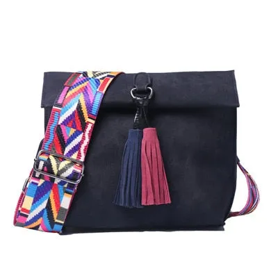 Premium customer care Women Messenger with Female Exclusive Bag Handbags Brand Bags colorful Crossbody tassel bags Bag DAUNAVIA Designer Shoulder Women strap