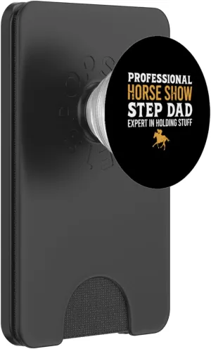 Professional Horse Show Step Dad Equestrian Stepfather PopSockets PopWallet for MagSafe